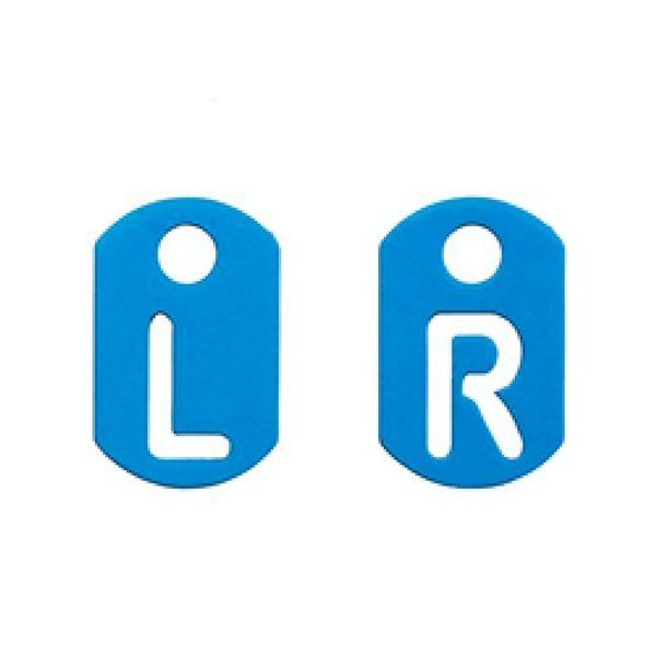 Radiography Tablet Markers L and R for Radiographers BLUE