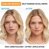 L'Oreal Paris Sublime Bronze Self Tanning Facial Drops with Hyaluronic Acid, Gradual Tan, Fragrance-Free, 1 fl. Oz