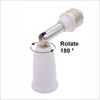 2X E26 E27 to E26 E27 Light Sockets Lamp Switch Bulb Socket to Adapter Extender