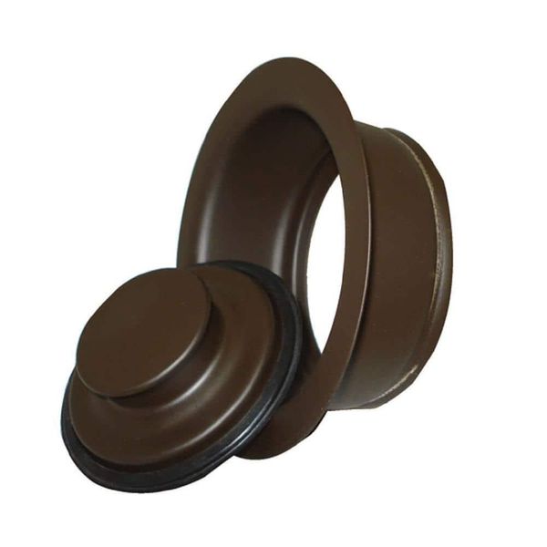 Designer Color Sink Flange And Stopper Set In Oil Rubbed Bronze