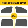 4PCS Car Front Rear Window Screen Mesh Sun Shade Cover Windshield Sunshade Visor