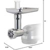 All-Metal Food Grinder Attachment for KitchenAid - Includes 3 Grinding Plates