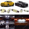 8x White LED lights interior package kit 2015 - 2017 2018 2019 2020 Ford Mustang