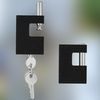 KOTARBAU 5907465941013 Padlock, Black, 60 mm