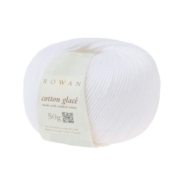 Rowan Cotton Glacé Bleached 100% Cotton Yarn - 50g