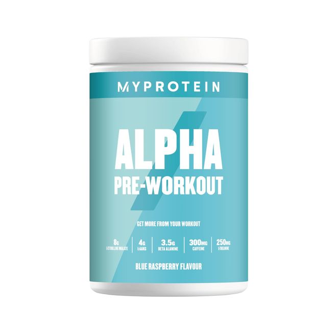 Myprotein Alpha Pre-Workout Powder with Beta Alanine and Caffeine - Blue Raspberry - 600g