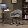 Swivel Office Chair Mid-Back Computer Chair w/ Adjustable Height and Back Tilt