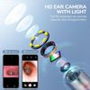 Otoscope 3.9mm Ultra-Thin Ear Camera with 6 LED Lights for iPhone 15/for Android