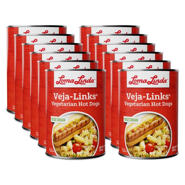 Loma Linda - Plant-Based - Veja-Links,15 Ounce (Pack of 12)