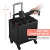 Rolling Cosmetic Case Professional Makeup Train Case 4 in 1 Trolley Makeup Case
