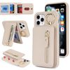 SailorTech iPhone 11 Pro Case with Card Holder, Ring Stand Kickstand - Apricot