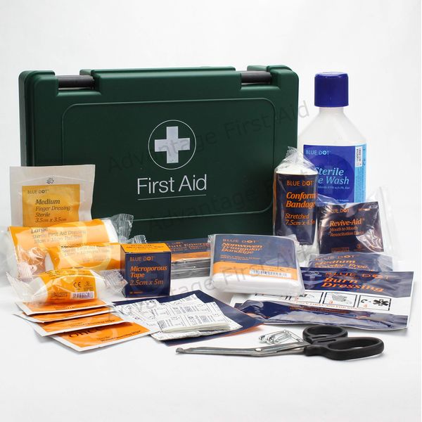 AFA Travel & Vehicle First Aid Kit in Sturdy Box.