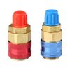 2X Quick Connector Adapter Coupler Auto A/C Manifold Gauge Low/High HVAC