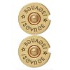 12 Gauge Shotgun Shell Absorbent Car Coaster Ceramic Auto Cupholder for Drinks 2.56"