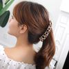 2pcs Black Simulation Pearl Claw Clip Hair Tool Accessory Hair Jewelry Hairpin Hair Claw Gripper Side-knotted Clip Female Acrylic With Pearl Rhinestone Accessory (Pink and blue)