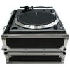 Harmony HC1200E Flight DJ Turntable Custom Case fits Audio Technica AT-LP1240
