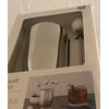 NEW Threshold™ Cocktail Picks Silver Holder White Marble Picks 7 Pc Set Barware