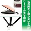 ABINECS Computer Wire Lock (1.2 Meters) 2 Pack with Key for Anti-Theft Security Laptop