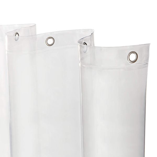 Kenney Medium Weight PEVA Shower Curtain Liner, Clear