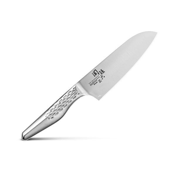 Kai Corporation KAI Seki Magoroku Shoso AB5162 Small Santoku Knife, 5.7 Inches (145 mm), Made in Japan, Dishwasher Safe, Silver