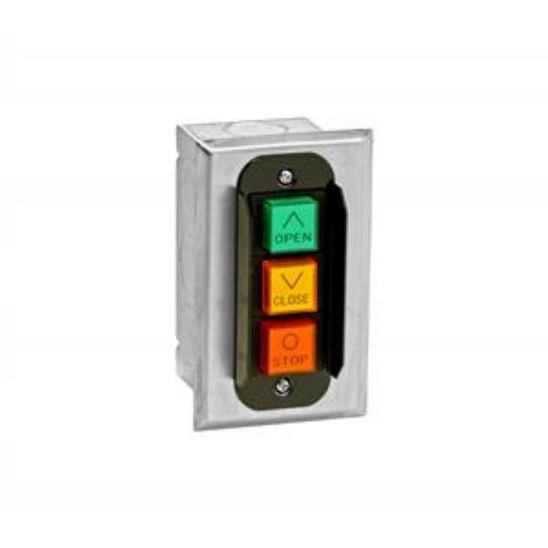 MMTC PBC-3 3 Button Interior Flush Mount Single Gang Box Control Station Door
