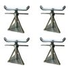 4x Static Caravan Axle Stand Support Very Small 4 Pack UK Made 7.5" - 10.4"