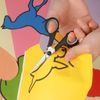 Asdirne Scissors, Kitchen Scissors with Sharp Stainless Steel Blades and Soft Handles, Multifunctional Scissors Set, 3PCs, Black/Grey