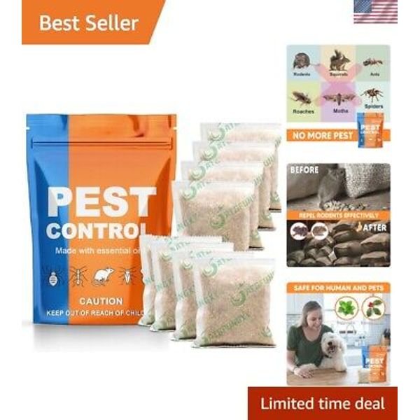 8-Pack Pest Control Pouches – Natural Defense Against Mice, Mosquitoes & Bugs