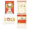 Japan Hallmark Snoopy 844653 Private New Year's Greeting Postcards, 4 Patterns, 12 Sheets