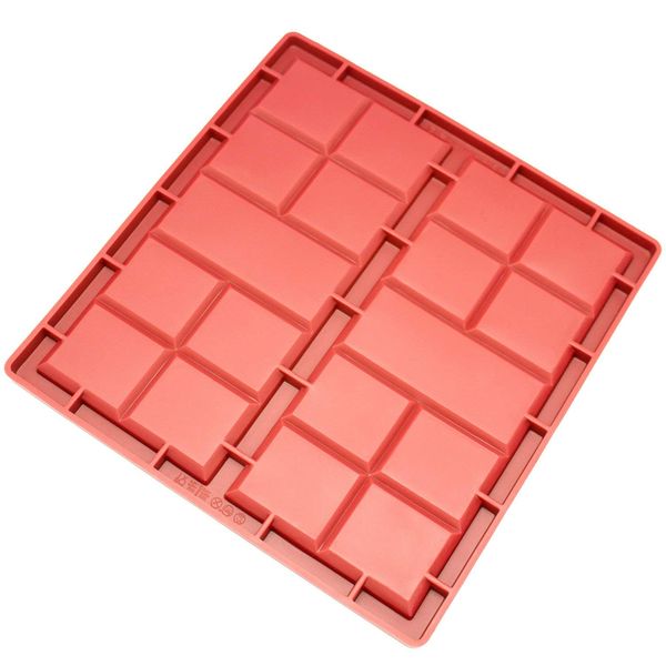 Silicone Chocolate Candy Molds [Thin, 2 Cup] - Non Stick, BPA Free, Reusable 100% Silicon & Dishwasher Safe Silicon - Kitchen Rubber Tray For Fat Bombs, Protein and Energy Bars