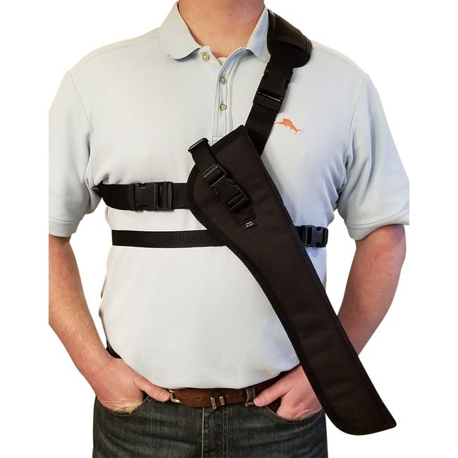 Silverhorse Holsters Chest/Shoulder Gun Holster | Fits Rossi Ranch Hand, Henry Mare's Leg, Chiappa Mare's Leg in 9" - 12.9" Barrel Lengths (12" - 12.9" Barrel, Right)