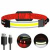 Bright Beam BBH100 Series headlamp with red warning light 230° Wide Angle