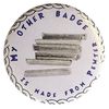 Smartbadge Wicker Man Handcrafted In Solid English Pewter Key ring + 59mm Button Badge