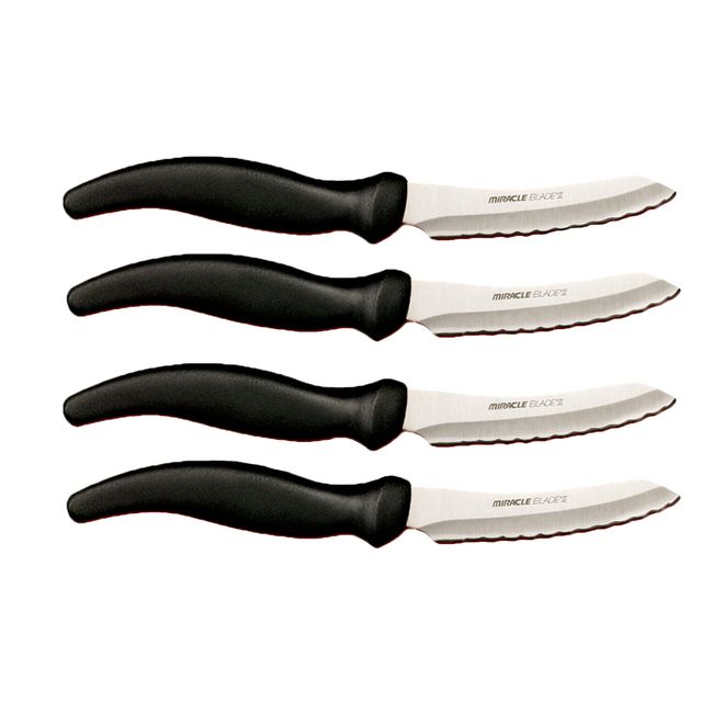 Miracle Blade III - 4 Basic Steak Knives 