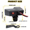 Waterproof Phone USB Motorcycle Power Charger Voltmeter Cigarette Lighter Socket