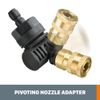 WORX Plastic WA4039 Hydroshot Pivot Nozzle Accessory, Black
