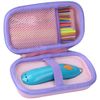 Peyyargo Storage Case Compatible with 3Doodler Start+ Essentials 3D Pen (Pink + Lilac)