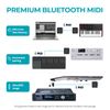 CME WIDI Uhost - Bluetooth USB MIDI Interface + USB host for Class Compliant USB MIDI Instrument, MIDI Controller, MIDI Keyboard, Windows, Mac, iOS & Android, Linux, ChromeOS