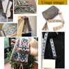 NOELAMOUR Shoulder Strap for Bags, Thick, Replaceable Shoulder Belt, Bag Strap, Adjustable Handle, Handle, design-E, gold hardware