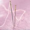 Betterware Self-Threading Needles - Stainless Steel, Sharp Point, Multiple Count, Hand Sewing Needle, Quilting, Embroidery, Cross-Stitching