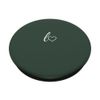 White Initial Letter L Heart Minimalist Forrest Green PopSockets Swappable PopGrip