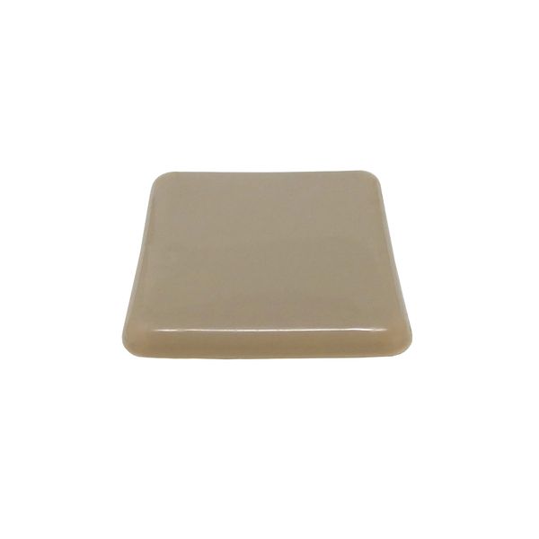 Shepherd Hardware 3949 2-Inch Adhesive, Square, Slide Glide Furniture Sliders, 4-Pack,Beige