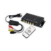 4-Channel PC USB Quad Video DVR Adapter With 4 RCA Inputs For Win11 Win10 Win8/7