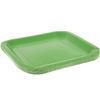Solid Lime Green Square Paper Dinner Plates (22cm) 14 Count - Elegant, Disposable, Perfect for Parties & Events