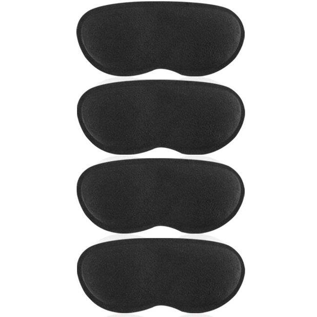 AOUOA Anti-Paking Heel Pad, Shoe Heel Protection Pad, Heel Half Cord Pad, Black, Pack of 4 (2 Pairs)