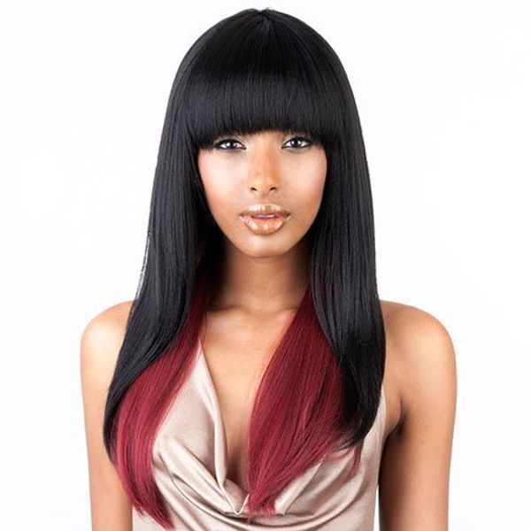 ISIS BROWN SUGAR Human Blended Full Wig - BS103#1 - Jet Black by ISIS HAIR