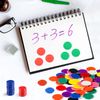 240Pcs Counters, Double Sided Counters, Counters for Maths, Place Value Counters, Counters for Games, Coloured Counters, Game Counters, Maths Counters for Bingo Game Learning Mathematical Calculations