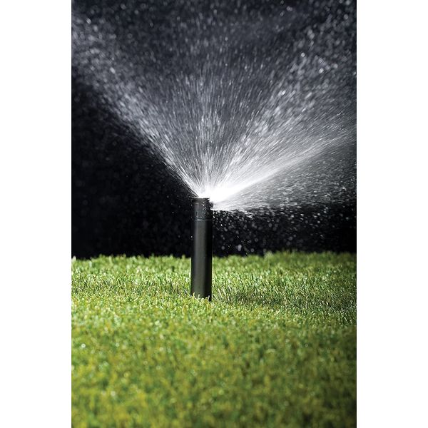 Rain Bird 1804HDSP25 Pressure Regulating (PRS) Professional Dual Spray Pop-Up Sprinkler, 180° Half Circle Pattern, 8' - 15' Spray Distance, 4" Pop-up Height