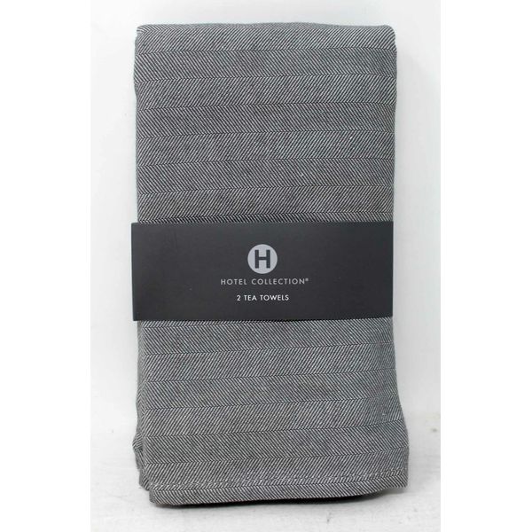 Hotel Collection 100% Cotton 20x30 In Tea Towels 2 Count