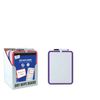 Just Stationery A4 Magnetic Dry Wipe Board - Assorted Colours